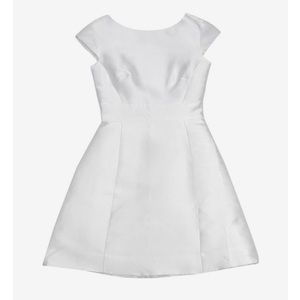 Kate spade white wedding bride dress 6 open back